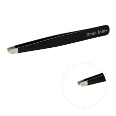 Пінцет для брів прямий Design Lashes, чорний