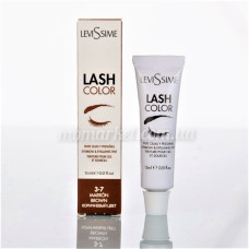 Фарба для брів і вій LeviSsime LashColor №3.7 Brown, Коричневий, 15 мл