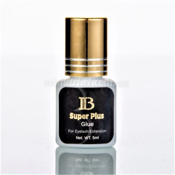 Клей для нарощування вій I-Beauty Super Plus, 5мл (1-2 сек), чорний Клей для нарощування вій I-Beauty Super Plus, 5мл (1-2 сек), чорний