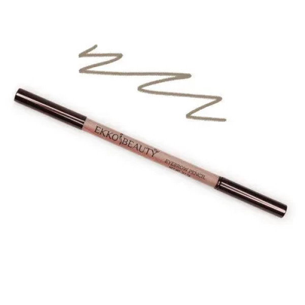Стійкий восковий олівець для брів Ekko Beauty із щіточкою - Light Brown Стійкий восковий олівець для брів Ekko Beauty із щіточкою - Light Brown