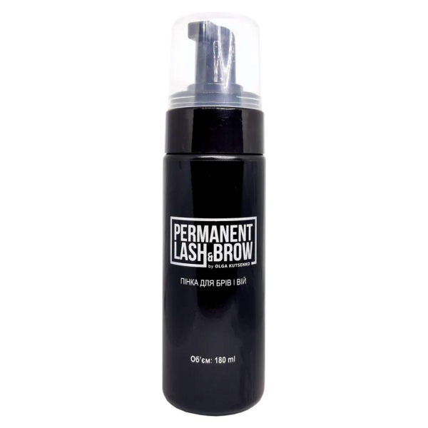 Піна, шампунь, мус для брів та вій Permanent Lash&Brow, 180 мл