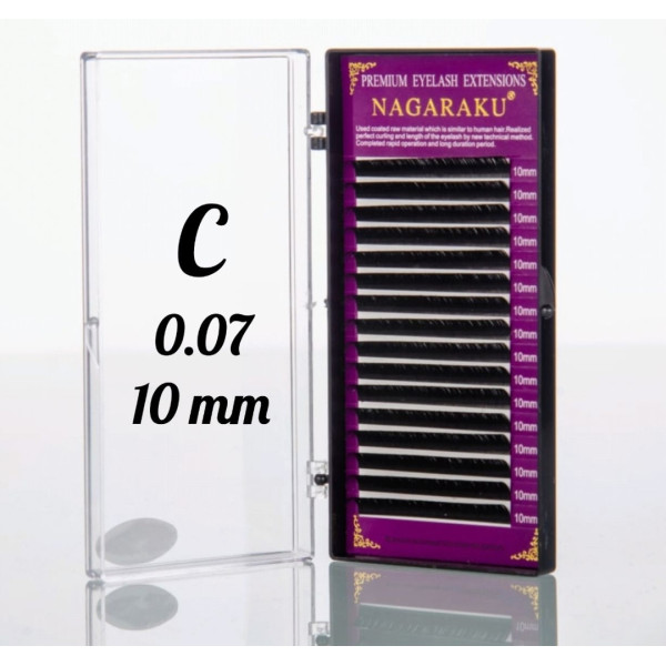 Вії Nagaraku 0.07C - 10 мм Нагараку Вії Nagaraku 0.07C - 10 мм Нагараку