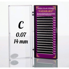 Вії Nagaraku 0.07C - 14 мм Нагараку