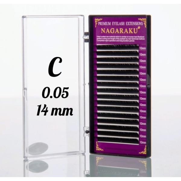 Вії Nagaraku 0.05C - 14 мм Нагараку