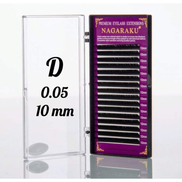 Вії Nagaraku 0.05D - 10 мм Нагараку Вії Nagaraku 0.05D - 10 мм Нагараку