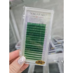 Вії Nagaraku Mix (зелений) 0.10C Нагараку мікс