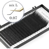 Вії Nagaraku Mix 0.07L (7-15мм) Нагараку мікс