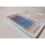 Вії Nagaraku Neon - ombre Синій, 0.07C Нагараку омбре неон
