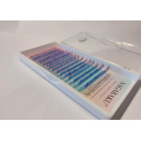 Вії Nagaraku Neon - ombre Синій, 0.07C Нагараку омбре неон