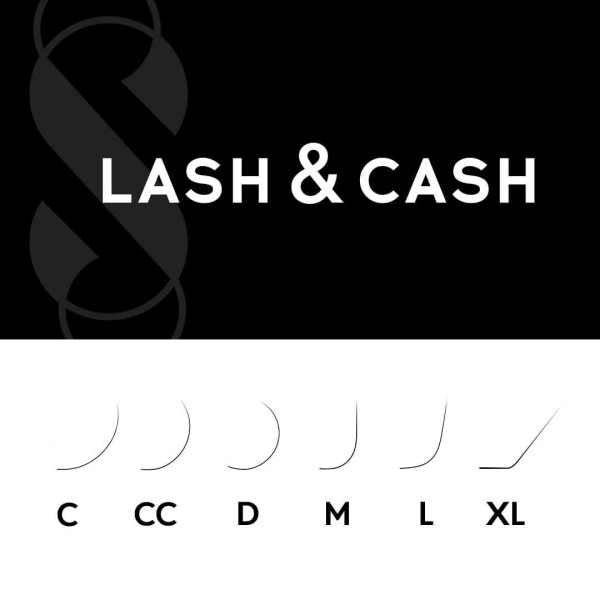 Вії чорні Lash&Cash - Sculptor lash, mix CC 0,10 (7-13), 28 ліній Скульптор лаш мікс