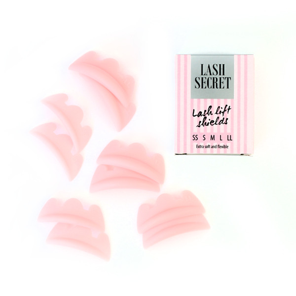 Бігуді, валики для ламінування вій Lash Secret 5 пар (SS, S, M, L, LL)