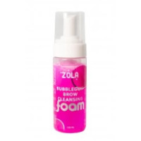Шампунь, піна, мус для брів очищуюча рожева ZOLA Bubblegum Brow Cleansing (жуйка), 150 мл