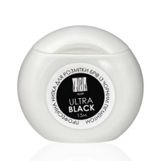 Професійна нитка для розмітки брів VILMY Ultra Black (чорний), 15 м