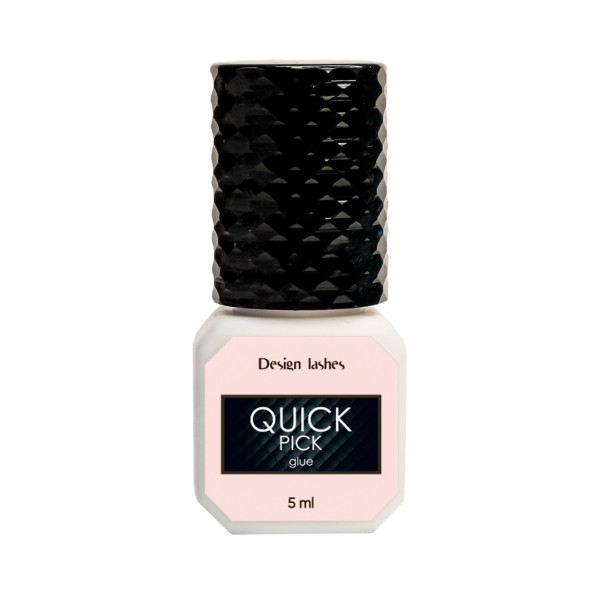 Клей для нарощування вій Quick Pick  Design Lashes, 5 мл (0,5 сек), чорний