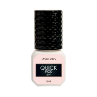 Клей для нарощування вій Quick Pick  Design Lashes, 5 мл (0,5 сек), чорний (термін реалізації до 20.09.2026)