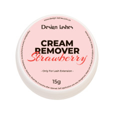 Ремувер кремовий для вій Design Lashes Strawberry, Полуниця 15 г