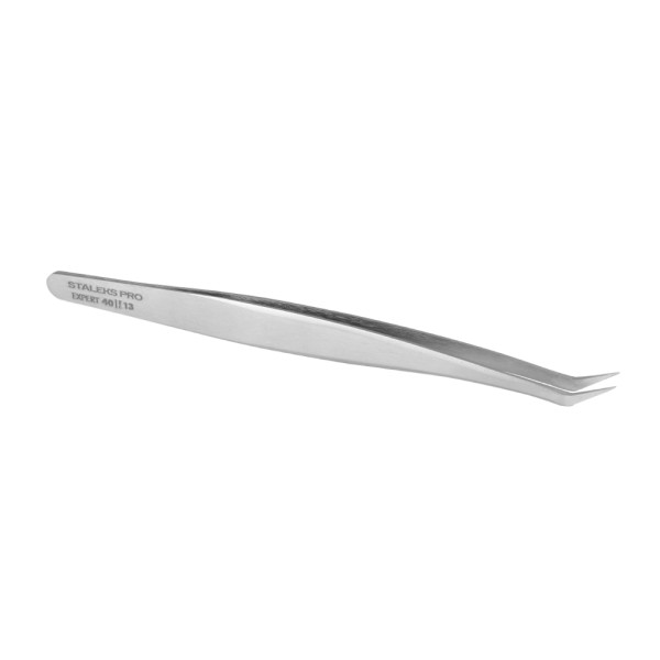 Пінцет для вій Staleks Pro Expert 40/13 (L-подібний, 40')
