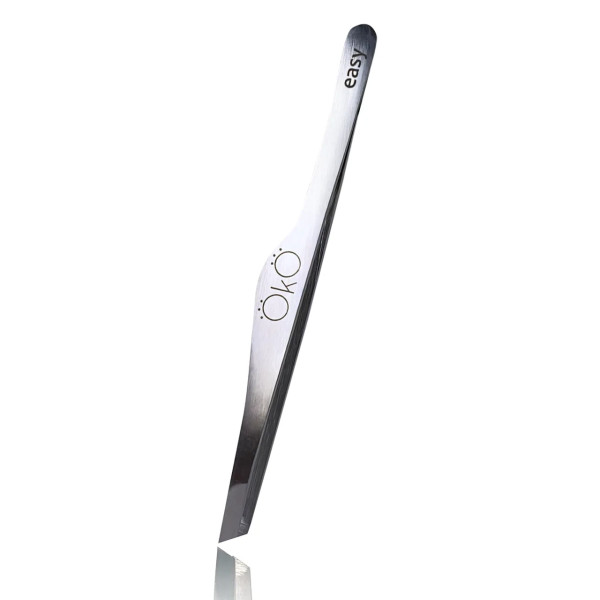 Пінцет для брів скосий OKO Easy Touch 02 Пінцет для брів скосий OKO Easy Touch 02