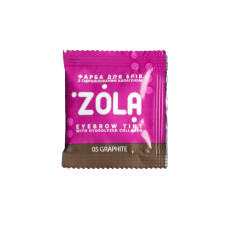 Фарба для брів з колагеном у саше ZOLA Eyebrow Tint With Collagen - 05 Graphite (Графіт), 5 мл