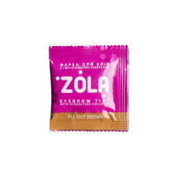 Фарба для брів з колагеном у саше ZOLA Eyebrow Tint With Collagen - 01 Light brown (Світло-коричнева) 5 мл