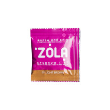 Фарба для брів з колагеном у саше ZOLA Eyebrow Tint With Collagen - 01 Light brown (Світло-коричнева) 5 мл