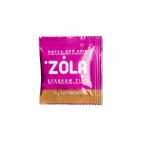 Фарба для брів з колагеном у саше ZOLA Eyebrow Tint With Collagen - 01 Light brown (Світло-коричнева) 5 мл