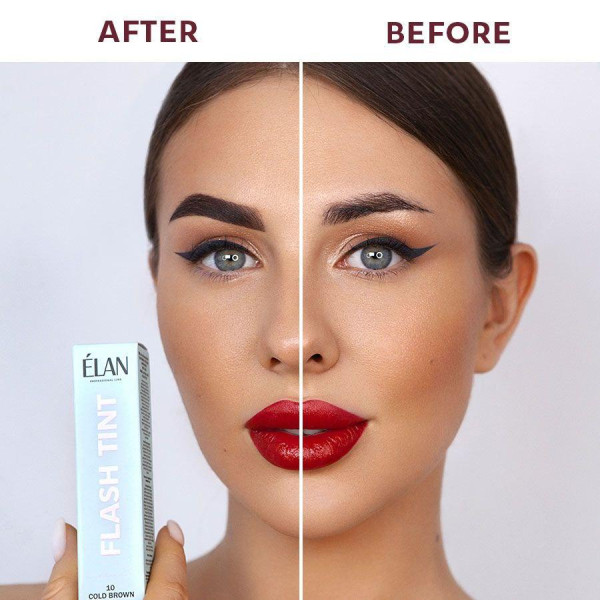 Фарба для брів та вій ELAN "Flash Tint" - 09 warm brown, 10 мл Фарба для брів та вій ELAN "Flash Tint" - 09 warm brown, 10 мл