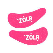 Багаторазові силіконові патчі для очей ZOLA (1 пара) малинові