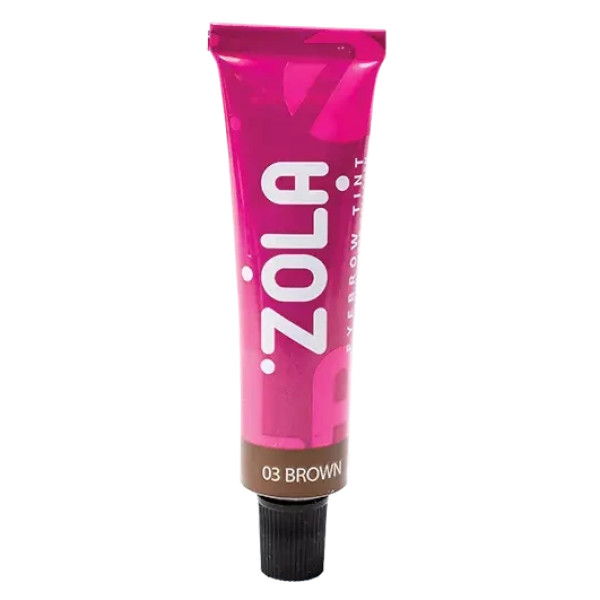 Фарба для брів із колагеном ZOLA - 03 Brown, 15 мл Фарба для брів із колагеном ZOLA - 03 Brown, 15 мл