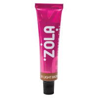 Фарба для брів з колагеном ZOLA - 01 Light brown, 15 мл