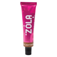 Фарба для брів з колагеном ZOLA - 01 Light brown, 15 мл