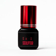 Клей для нарощування вій Red SCULPTOR, 5 мл (0,3-0,5 сек), чорний