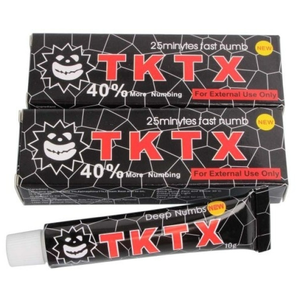 Анестетик крем TKTX 40% 10г, чорний Анестетик крем TKTX 40% 10г, чорний