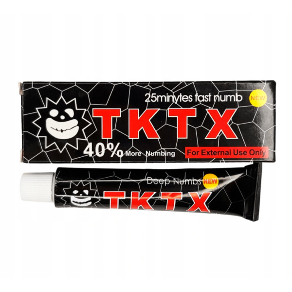 Анестетик крем TKTX 40% 10г, чорний Анестетик крем TKTX 40% 10г, чорний
