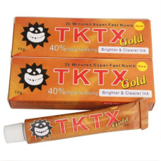 Анестетик крем TKTX 40% 10г, золотий