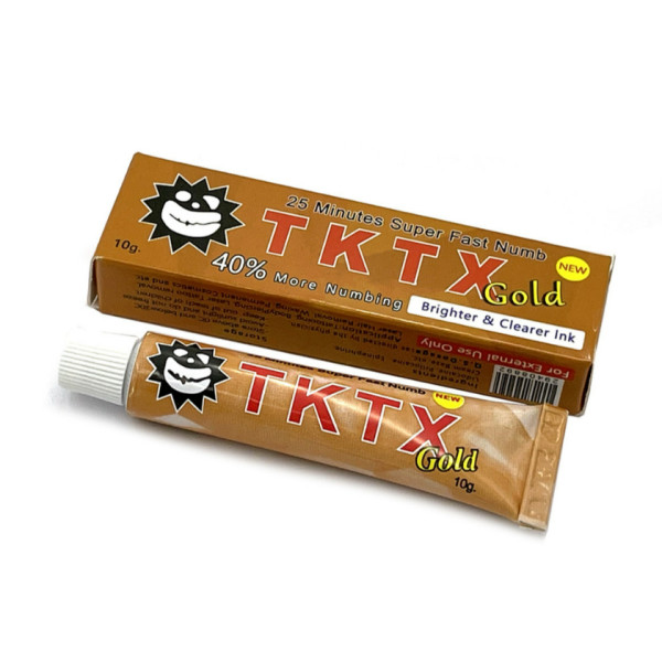 Анестетик крем TKTX 40% 10г, золотий Анестетик крем TKTX 40% 10г, золотий