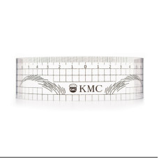 Лінійка багаторазова для ескізу брів KMC, чорна