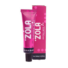 Фарба для вій та брів з колагеном ZOLA 06 Blue Black, 15 мл