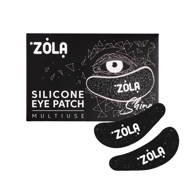 Патчі багаторазові силіконові для очей ZOLA (1 пара) чорні Патчі багаторазові силіконові для очей ZOLA (1 пара) чорні