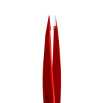 Пинцет для бровей Staleks Expert 11 Type 5r (точечный), красный