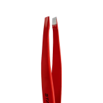 Пинцет для бровей Staleks Expert 11 Type 4r (скошенный), красный