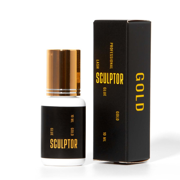 Клей для нарощування вій Gold, Sculptor Lash 10ml (0,5 сек.), чорний