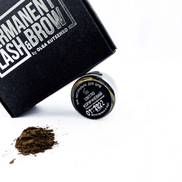 Набір хни для брів Permanent Lash&Brow 5 відтінків по 2,5 г