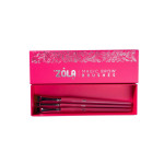 Набір пензликів для фарбування брів ZOLA MAGIC BROW BRUSHES (малиновий)