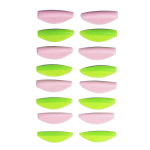 Бігуді, валики для ламінування вій ZOLA Round Curl Pink & Green 8 пар (S, S1, M, M1, L, L1, XL, XL1)
