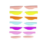 Бігуді, валики для ламінування вій Rainbow L-Curl ZOLA 5 пар (2s, 2.5 M, 3L, 4XL, 4.5 XLL)