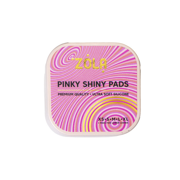 Бігуді, валики для ламінування вій ZOLA Pinky Shiny Pads 5 пар (XS, S, M, L, XL)