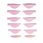 Бігуді, валики для ламінування вій ZOLA Pinky Shiny Pads 5 пар (XS, S, M, L, XL)