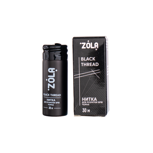 Нитка для розмітки брів ZOLA, 30 м (чорна)