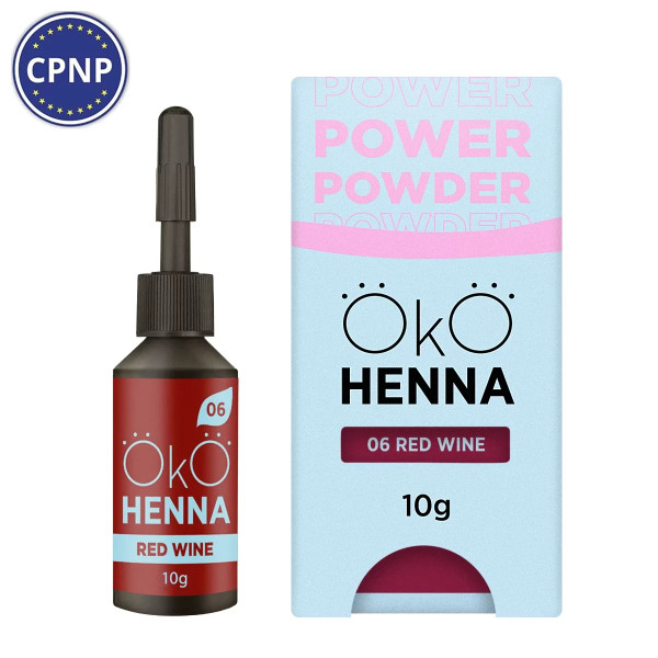 Хна для брів OKO Power Powder, 06 Red Wine, 10 г